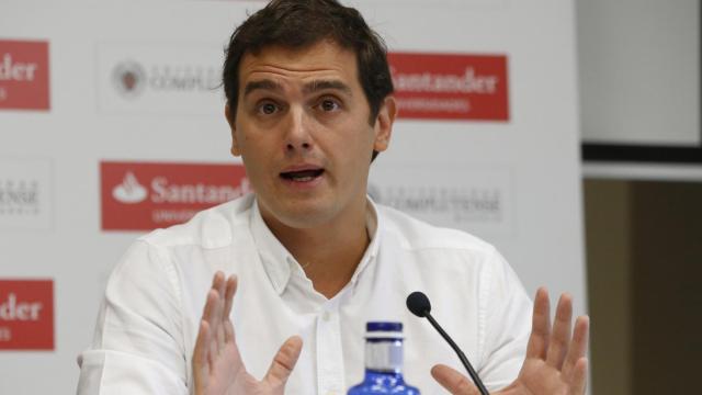 Rivera, durante su participación en los cursos de verano de la Universidad Complutense.