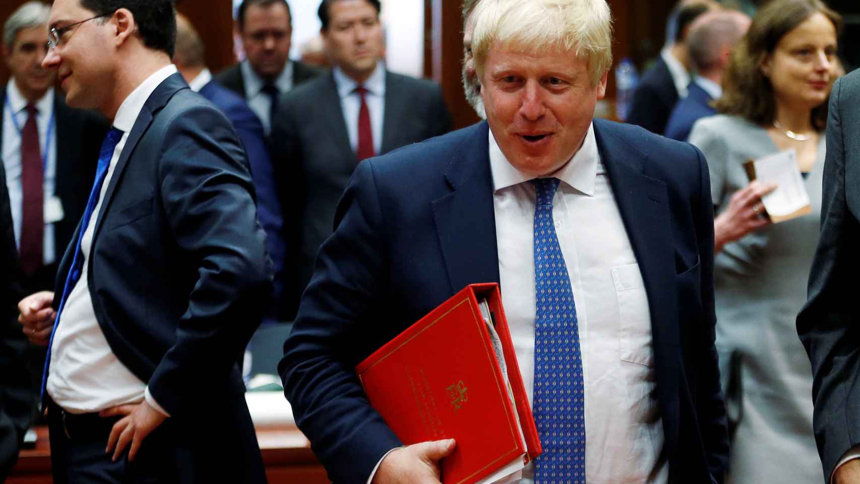Johnson ha acaparado todas las miradas en la reunión de Exteriores de la UE