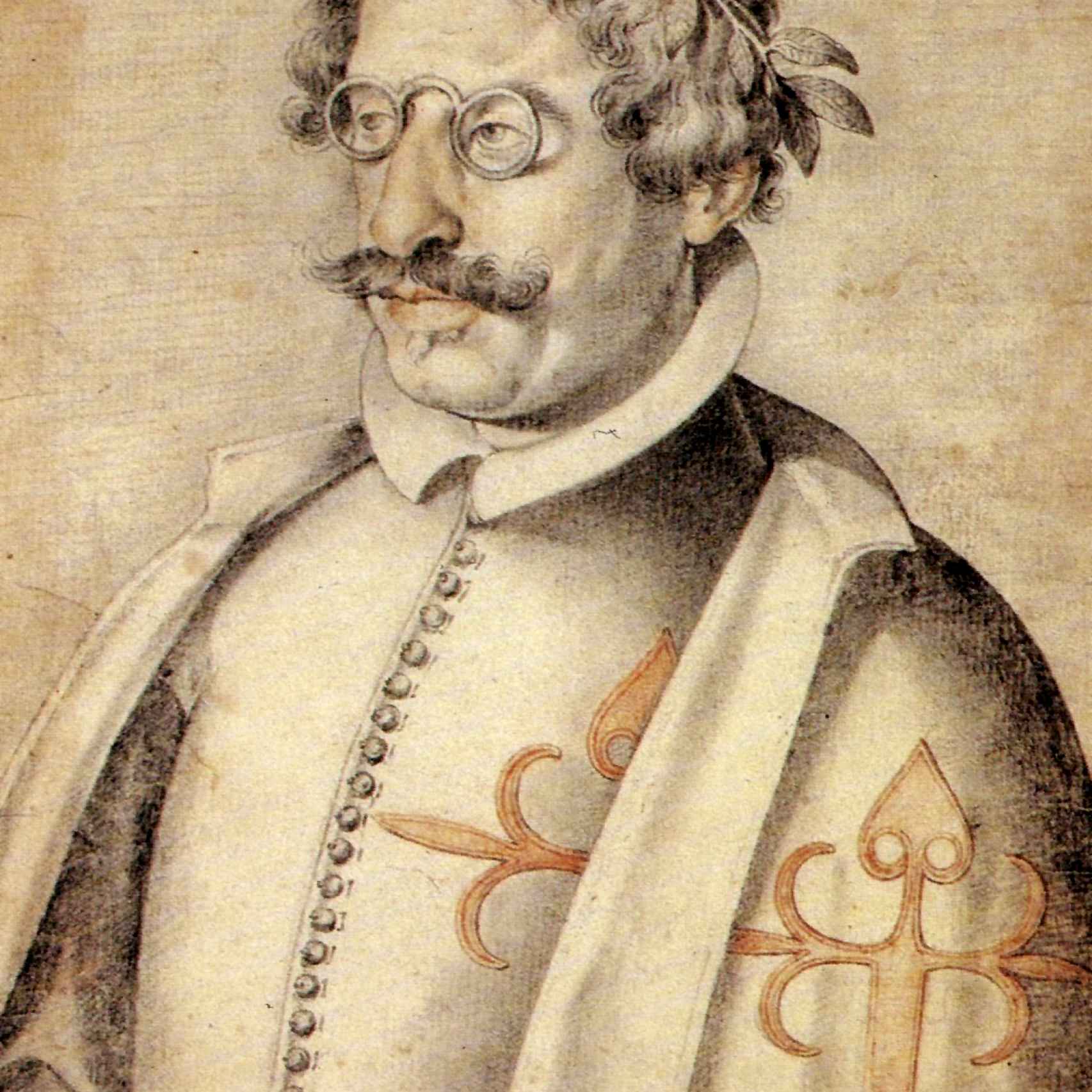 Francisco de Quevedo retratado por Francisco Pacheco.