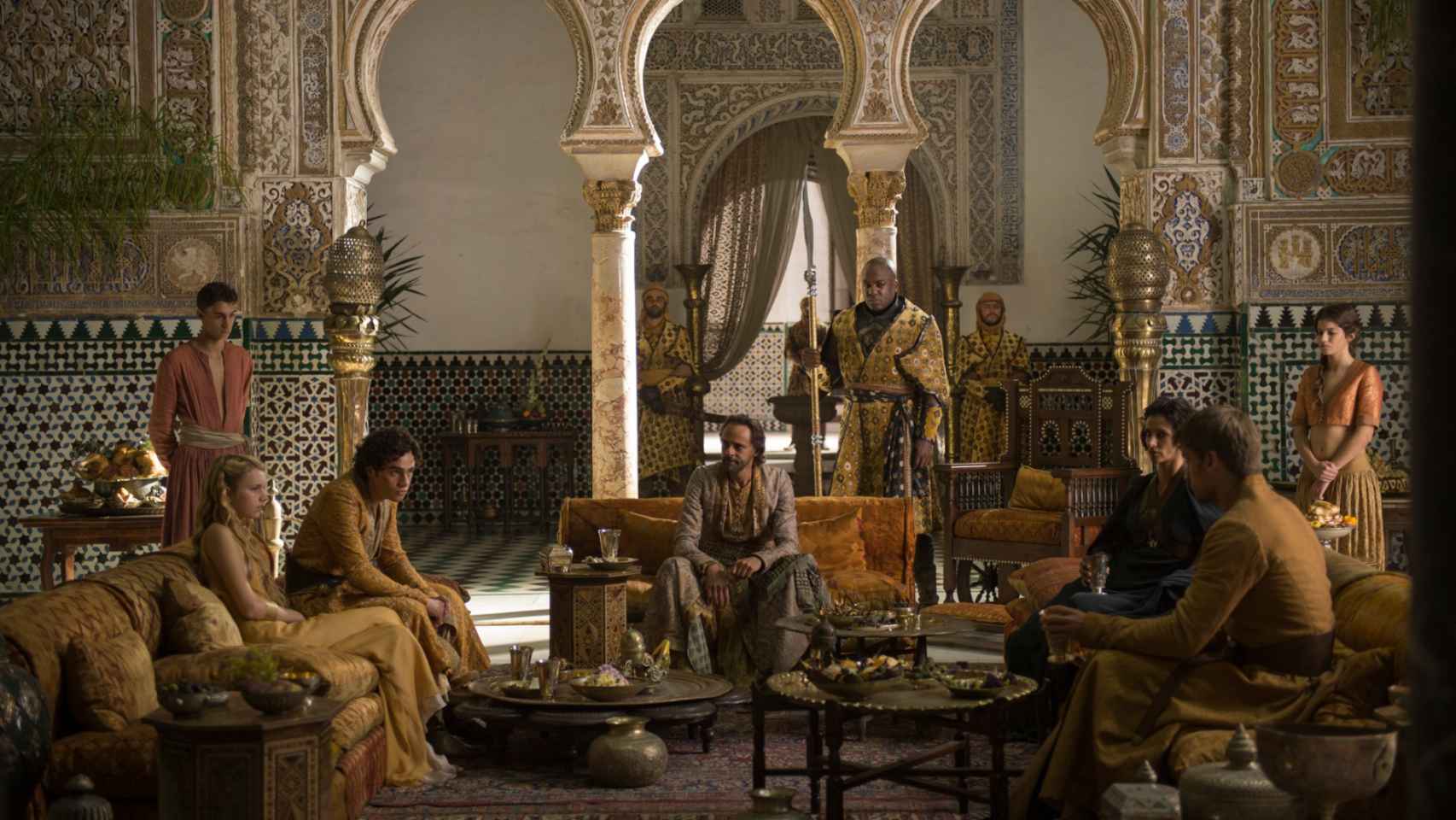 El reino de Dorne se rodó en los alcázares de Sevilla.