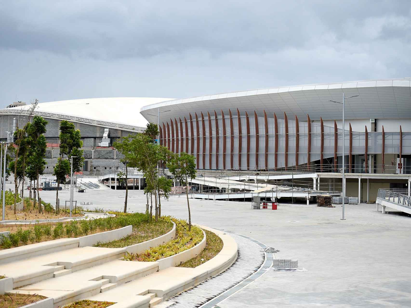 El Arena Carioca 3 junto al velódromo olímpico.