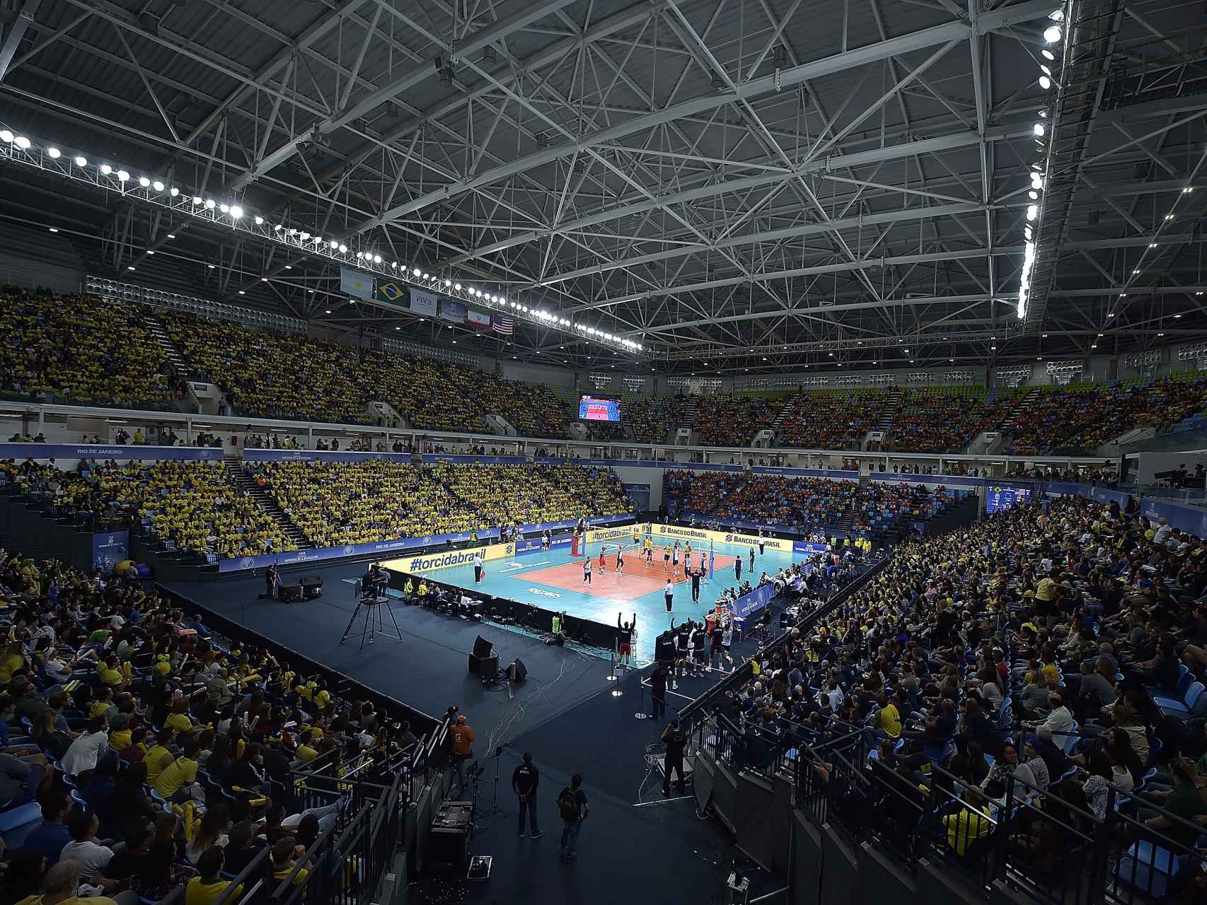 Vista general del Arena Carioca 1 de Río.