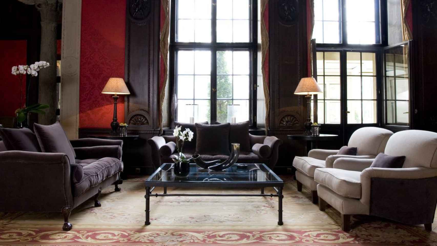 Interior del Schlosshotel diseñador por el alemán Karl Lagerfeld.