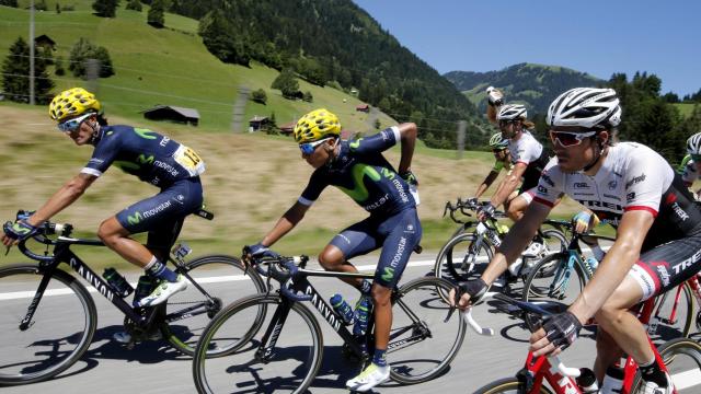 Nairo pierde casi medio minuto con Froome