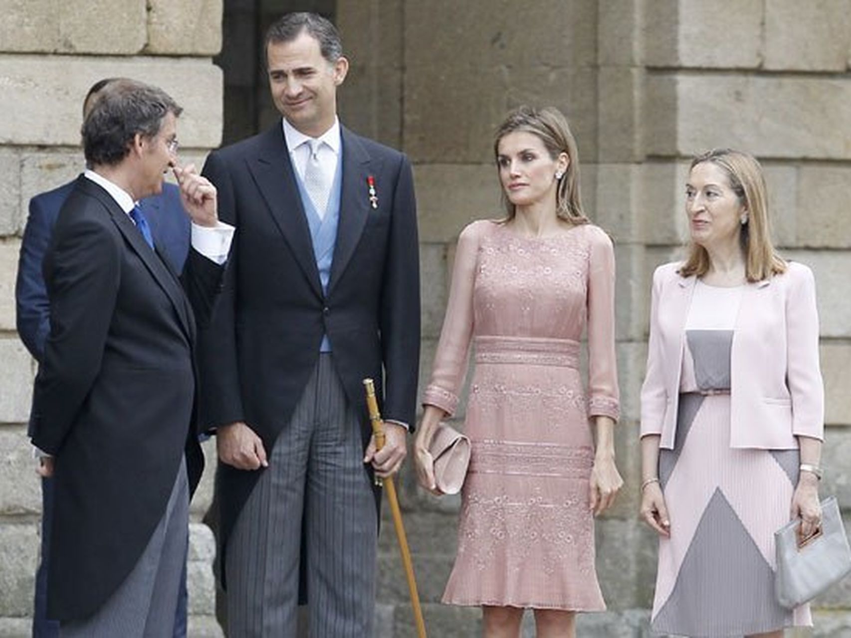 Ana Pastor con los reyes de España, Felipe VI y Letizia