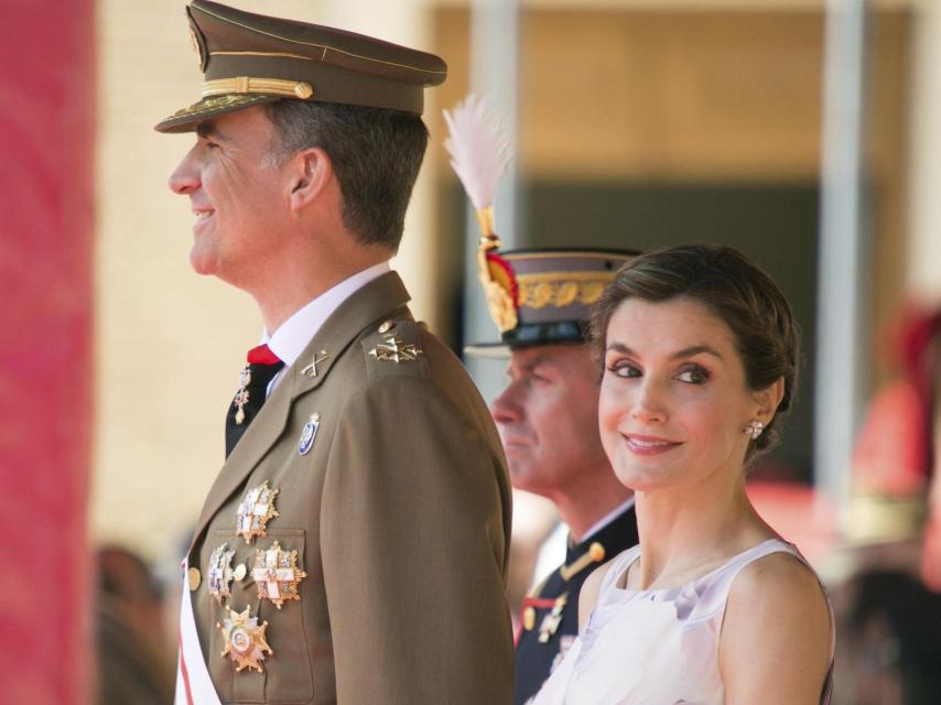 Felipe y Letizia, en un acto oficial.