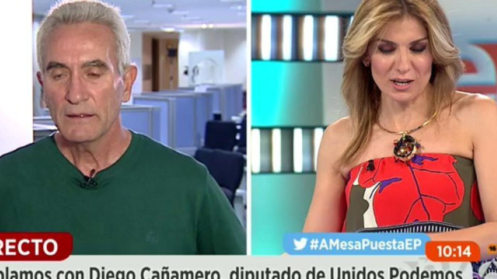 Podemos critica el tono de menosprecio de 'Espejo Público' a Diego Cañamero