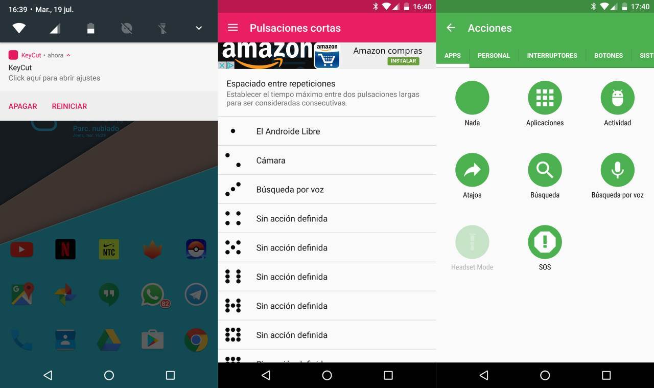 Cómo personalizar los botones de los auriculares en Android