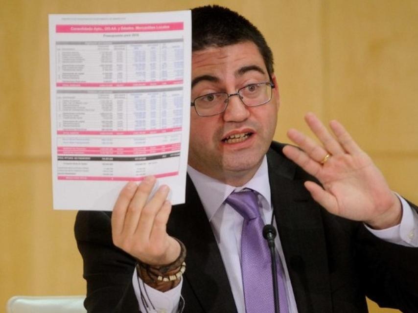 Sánchez Mato es delegado de Economía y Hacienda en el Ayuntamiento de Madrid.