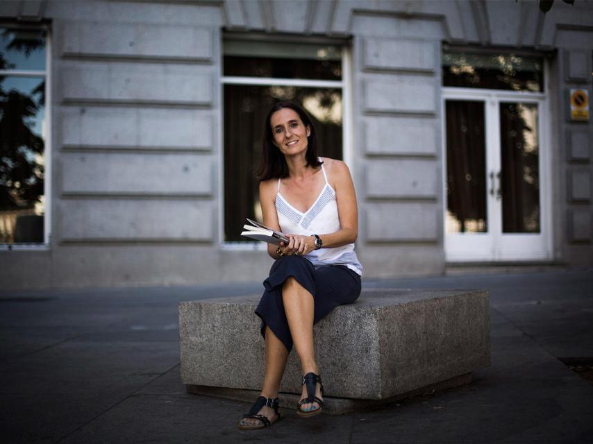 La expiloto del Ejército Patricia Campos, en Madrid.