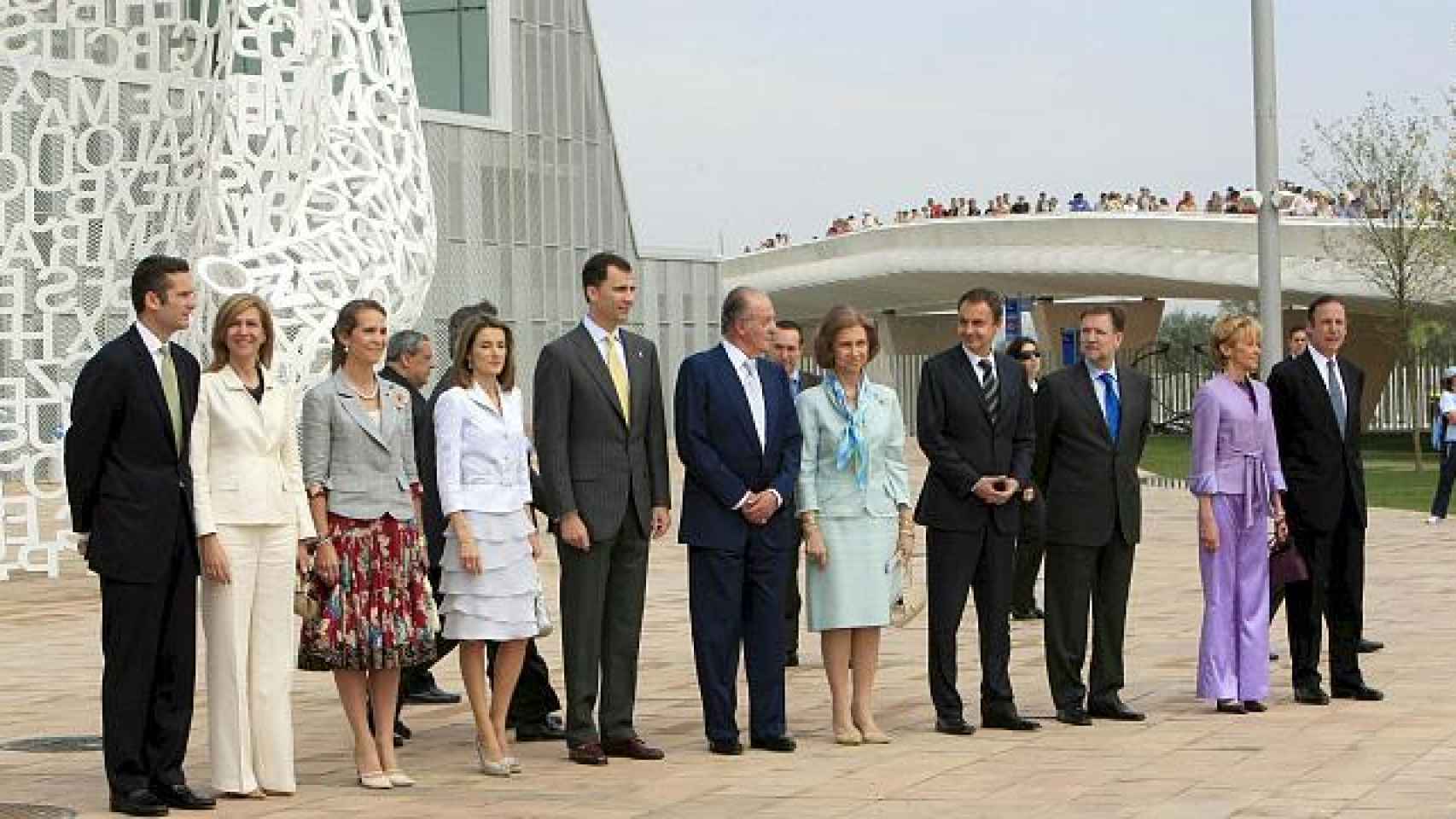 Inauguración de la Expo 2008 en Zaragoza.