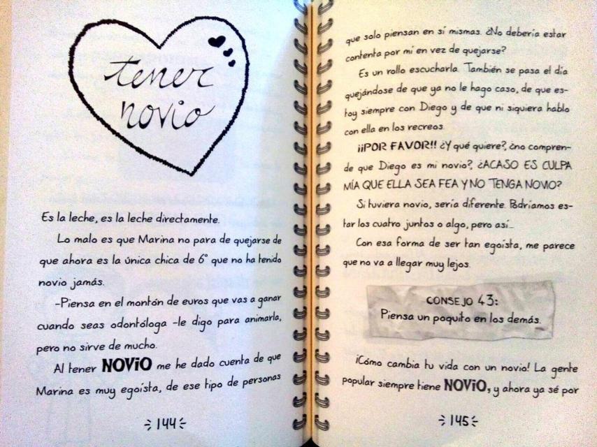 Fragmento de '75 consejos para sobrevivir al colegio'