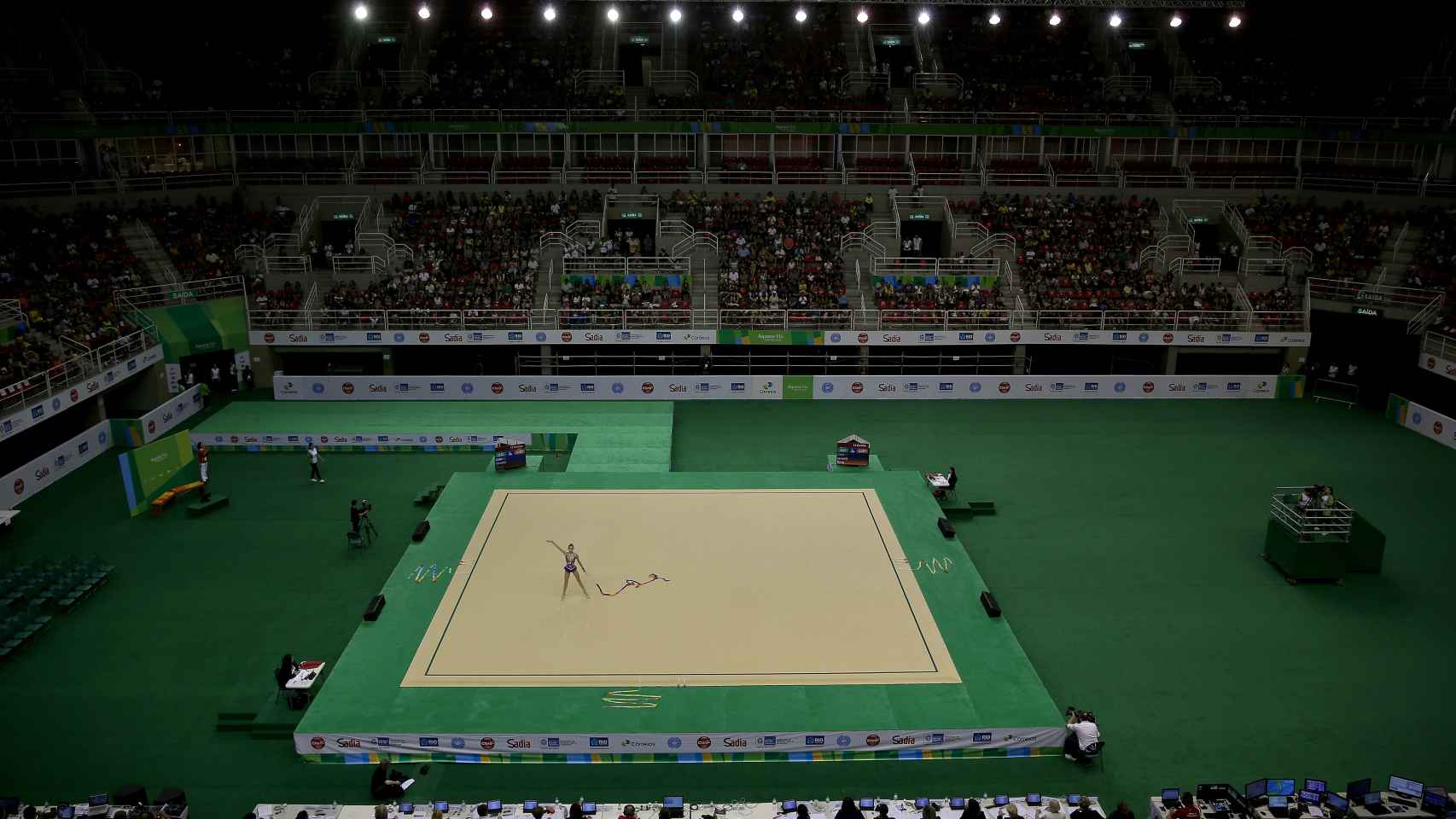 Interior del Arena Olímpica de Río.