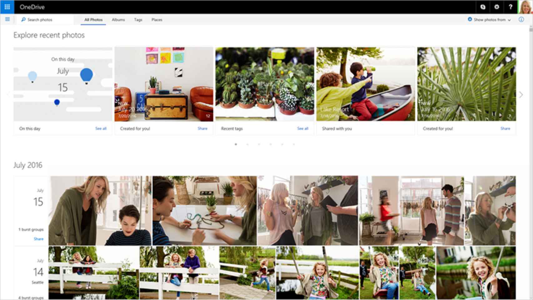 OneDrive da un paso de gigante para competir contra Google Fotos