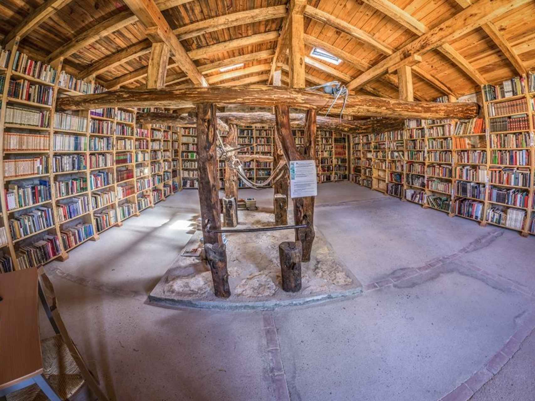 La biblioteca de Quintanalara.