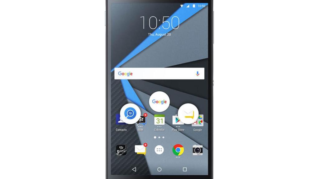 Nueva Blackberry DTEK50, un clon del Alcatel Idol 4 ultraseguro