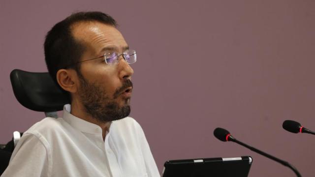 El secretario de Organización de Podemos, Pablo Echenique.