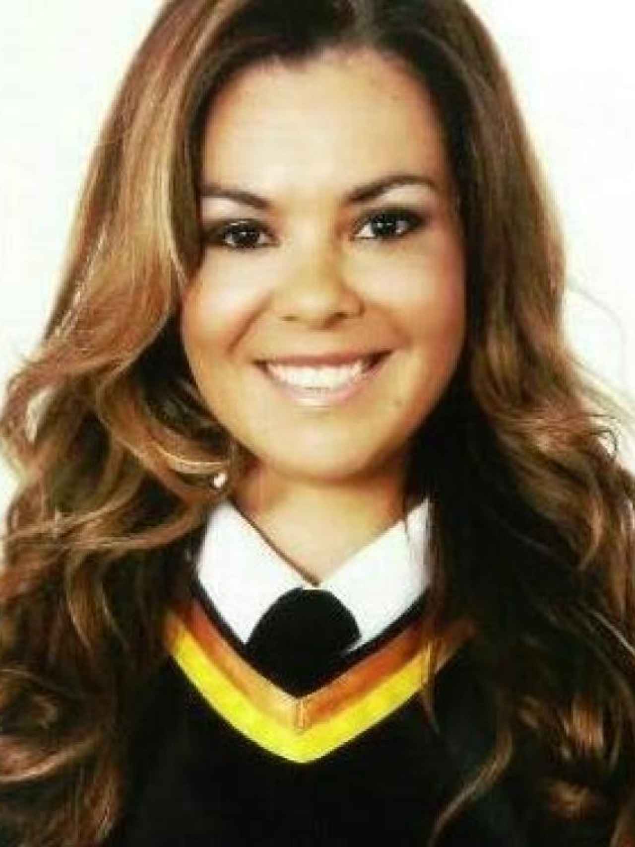 Foto de la orla de la graduación de María José como odontóloga.