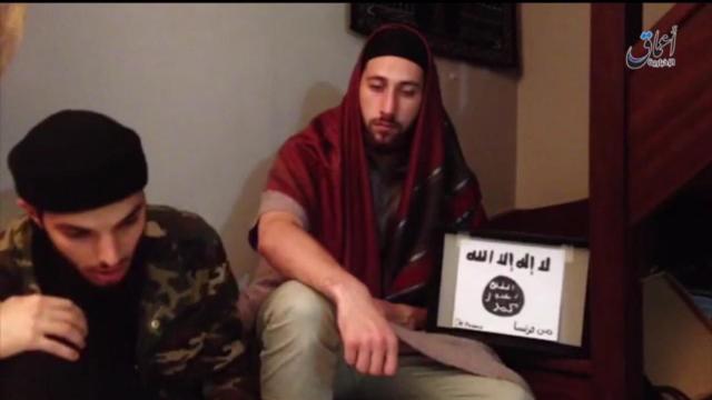 Amaq ha publicado un vídeo con los dos autores del atentado en Normandia