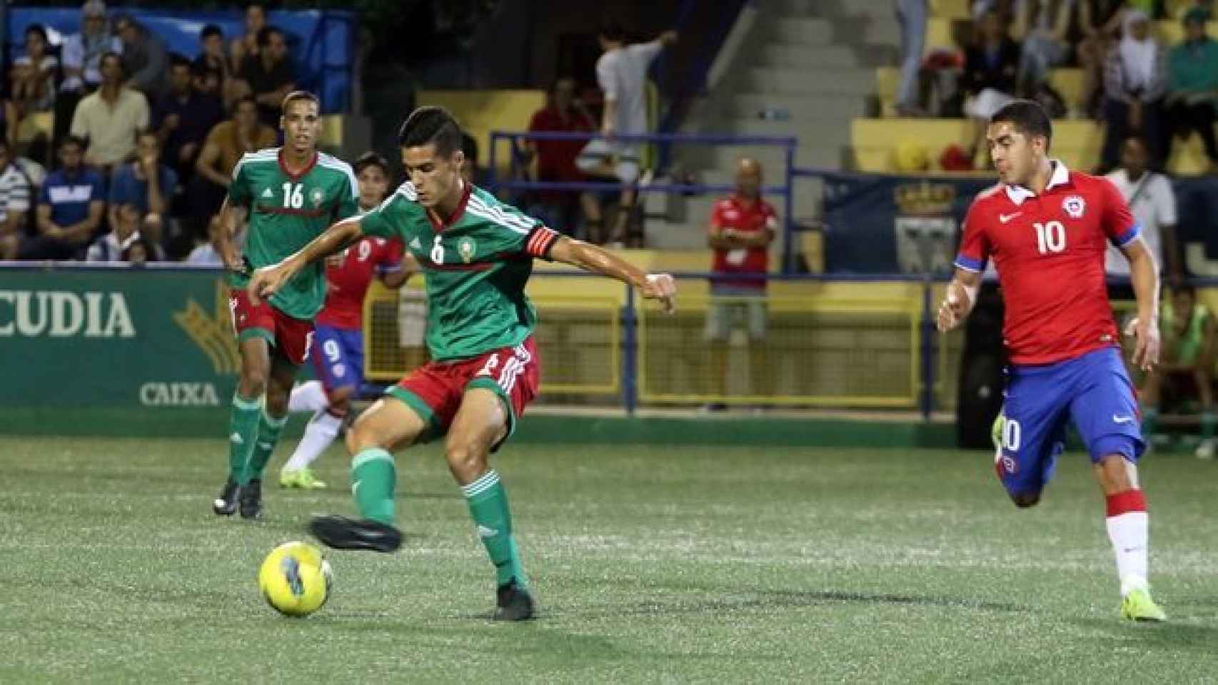 Marruecos, durante un partido de la edición 2015.