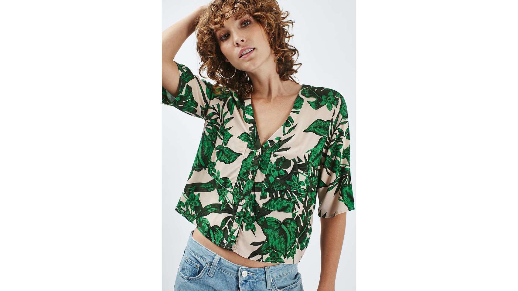 Camisa tropical de Top Shop (42,00 euros).