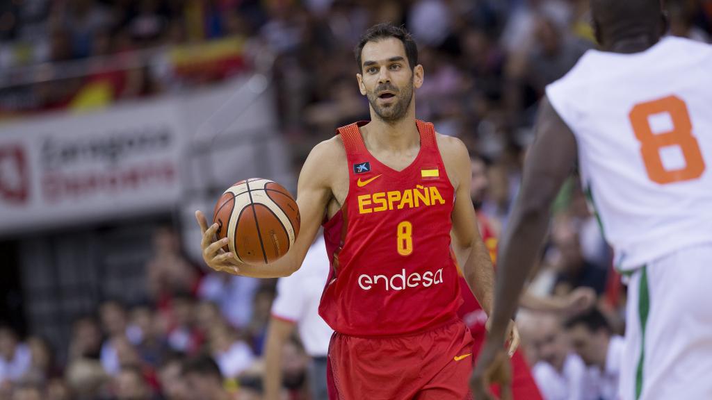 José Manuel Calderón con España.