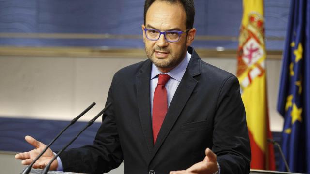 El portavoz del PSOE, Antonio Hernando.