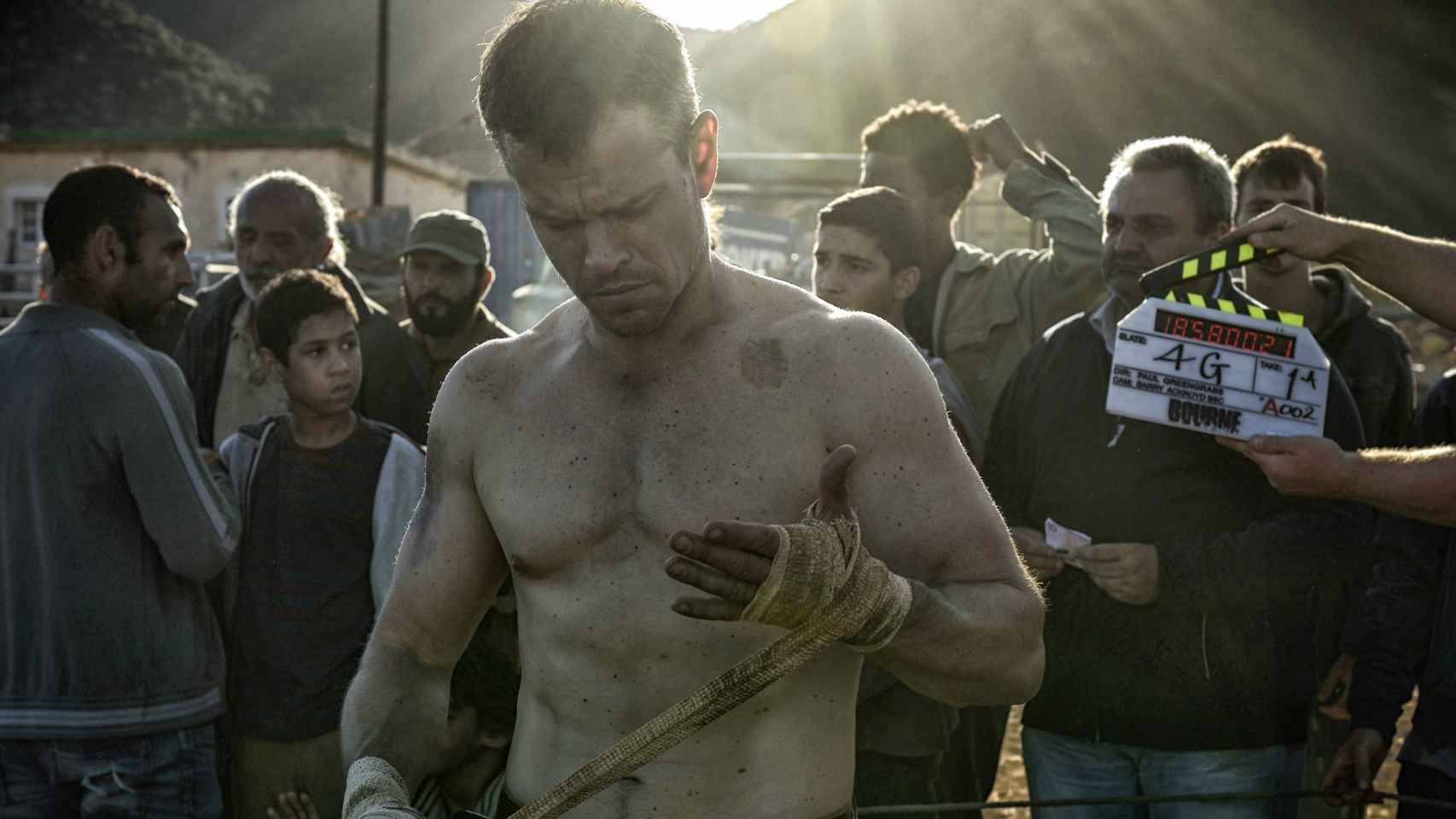 Matt Damon en Jason Bourne, 2016.