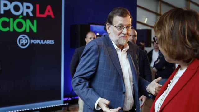 Rajoy en un acto del PP en materia educativa