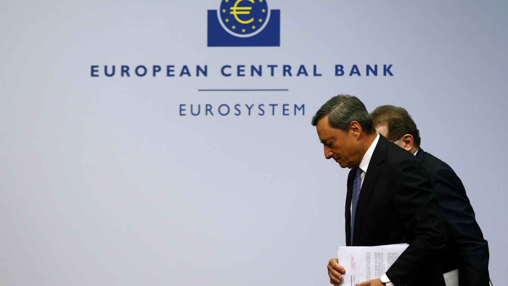 Draghi, presidente del supervisor bancario europeo BCE.