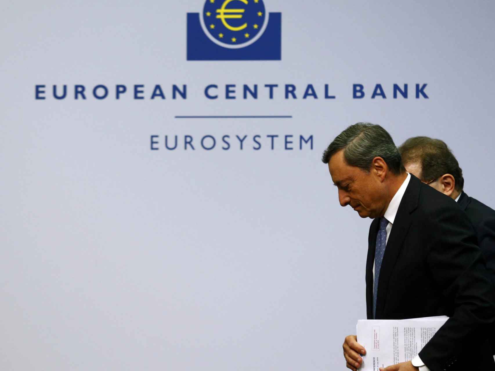 Draghi, presidente del supervisor bancario europeo.