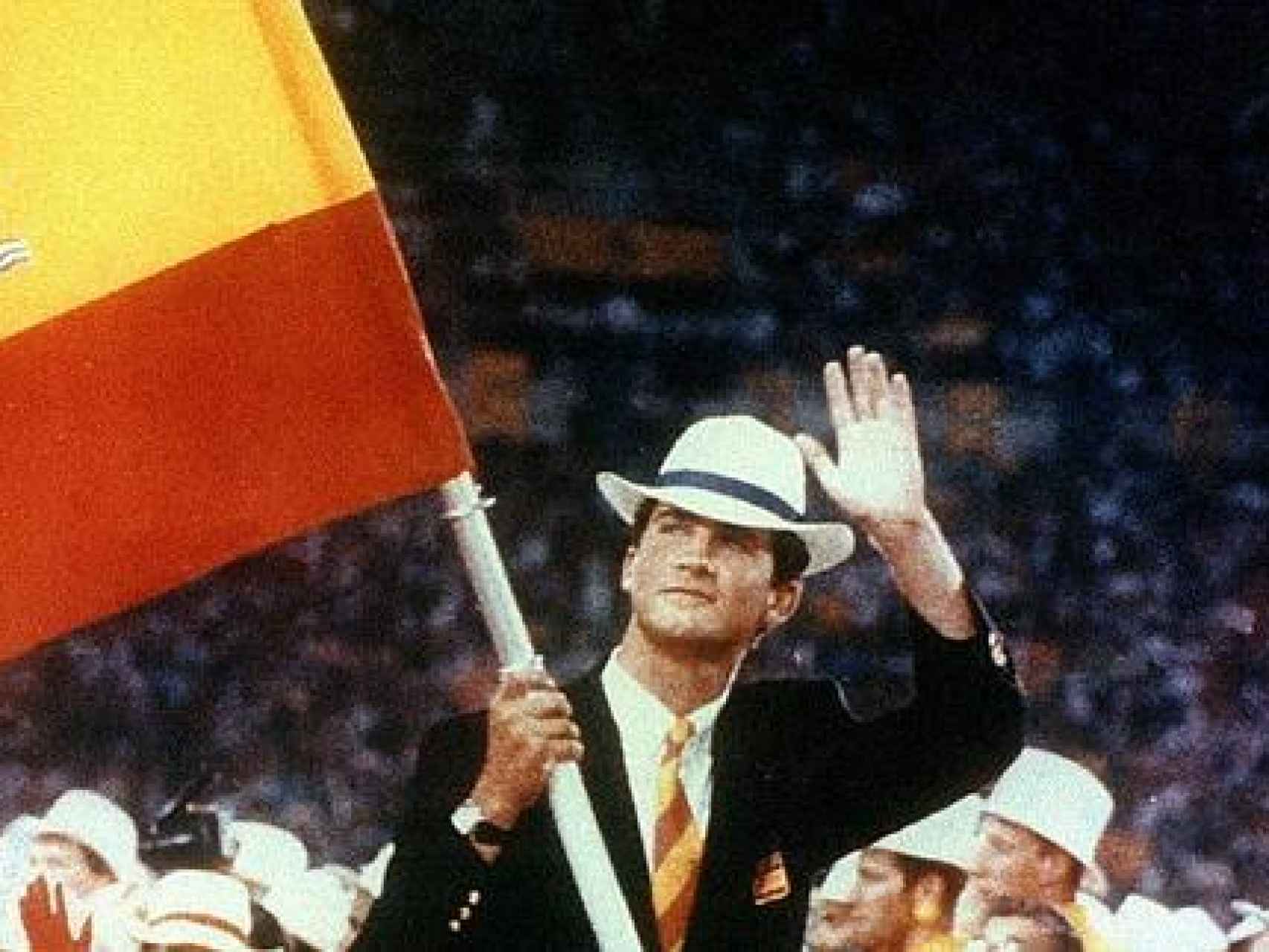 Felipe de Borbón fue el abanderado del equipo olímpico español en Barcelona 92