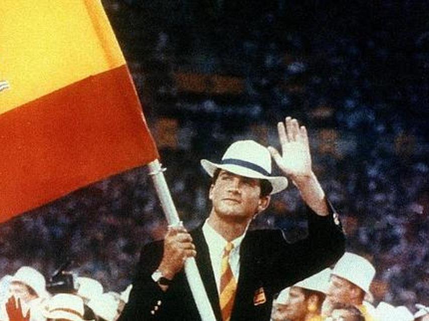 Felipe de Borbón fue el abanderado del equipo olímpico español en Barcelona 92