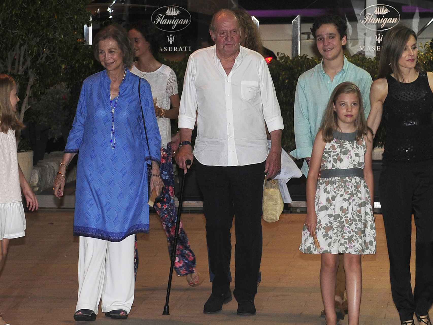 Don Juan Carlos con un look más informal de lo habitual