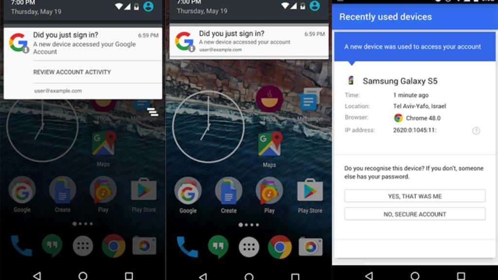 Ahora recibirás una notificación de Google cada vez que añadas un dispositivo a tu cuenta
