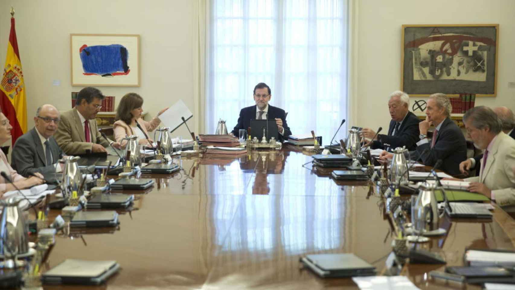 El Consejo de Ministros, reunido con Rajoy
