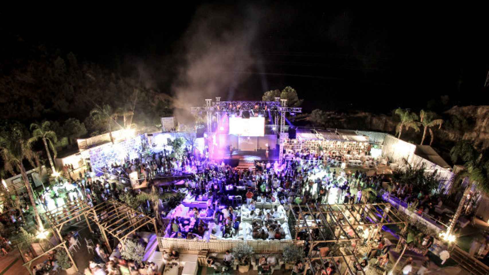 La zona de discoteca del evento Starlite Marbella 2016, donde Froilán pasó una gran noche.