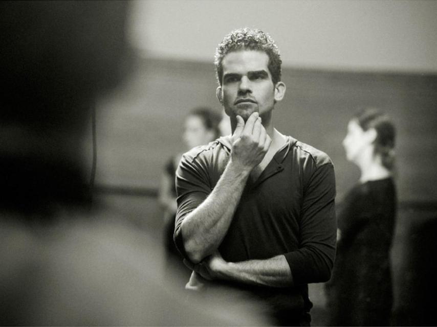 Antonio Najarro, director del Ballet Nacional de España, durante un ensayo.