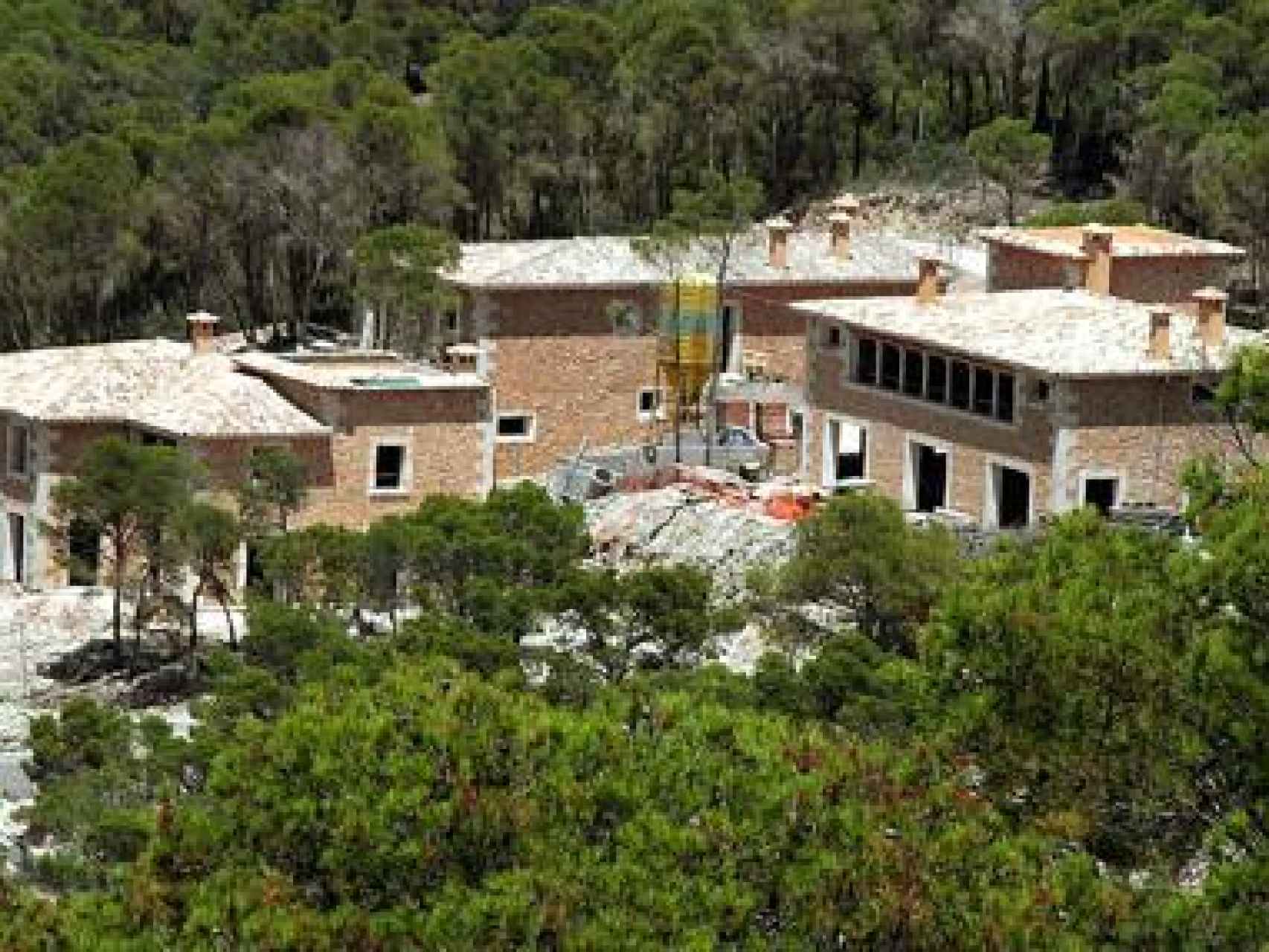Vista de la casa de Shiffer en Mallorca, construida hace unos años.
