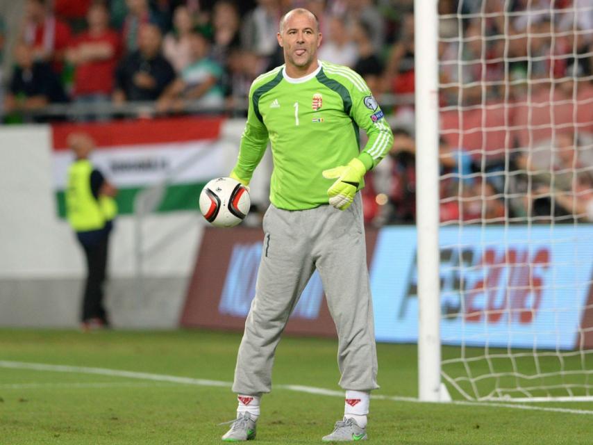 Gabor Király, durante un partido.