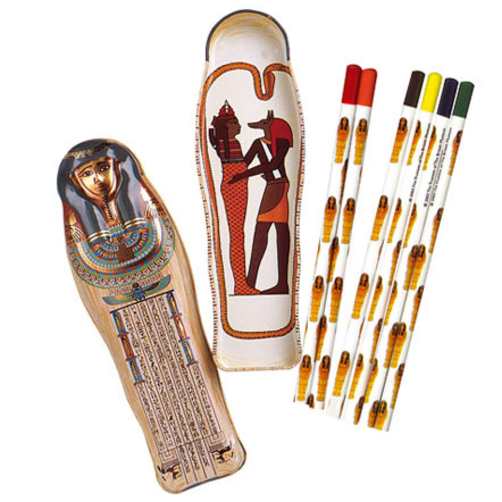 La momia estuche para lapiceros del British Museum.