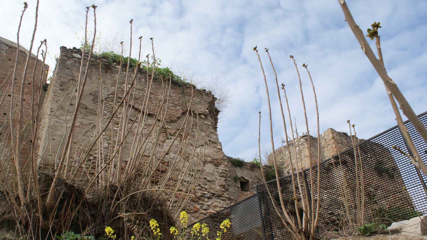 Fragmento de las murallas del barrio del Albaicín en Granada.