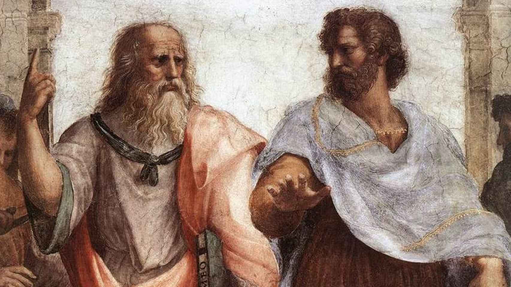 Sócrates y Platón, retratados por Raphael en La escuela de Atenas/ Wikimedia Commons