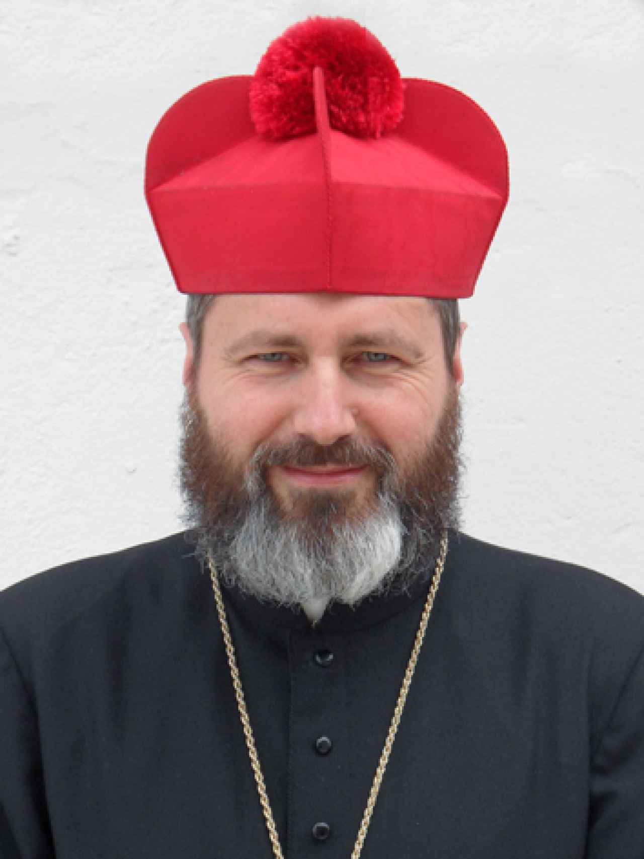 Pedro III, el padre Eliseo María, durante la Semana Santa de 2012.