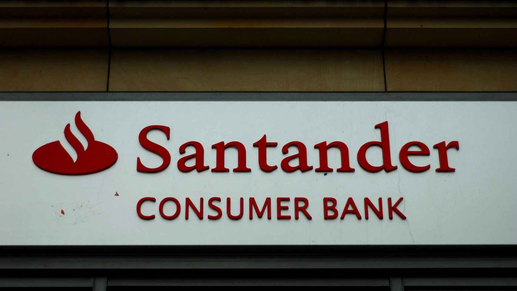Logo de una oficina del Santander en Alemania.