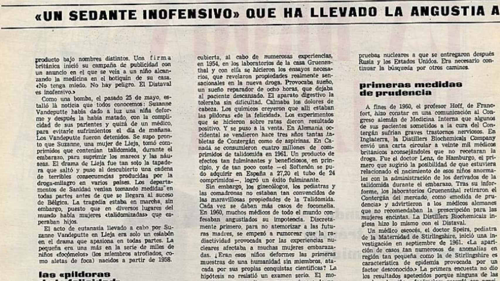 Extracto de la revista Triunfo del año 1962