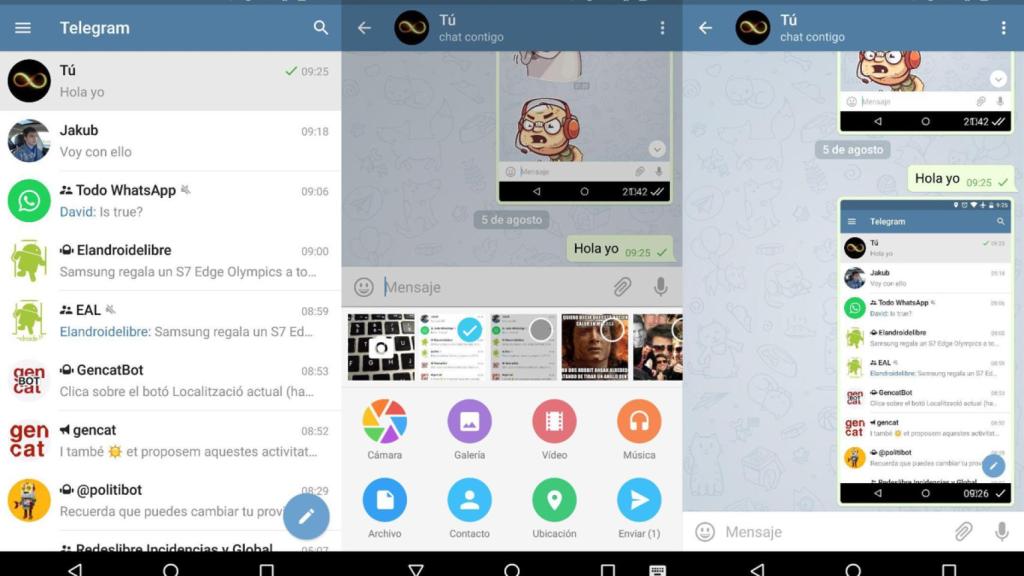 Así utilizo Telegram para compartir entre el móvil y el PC todo tipo de archivos