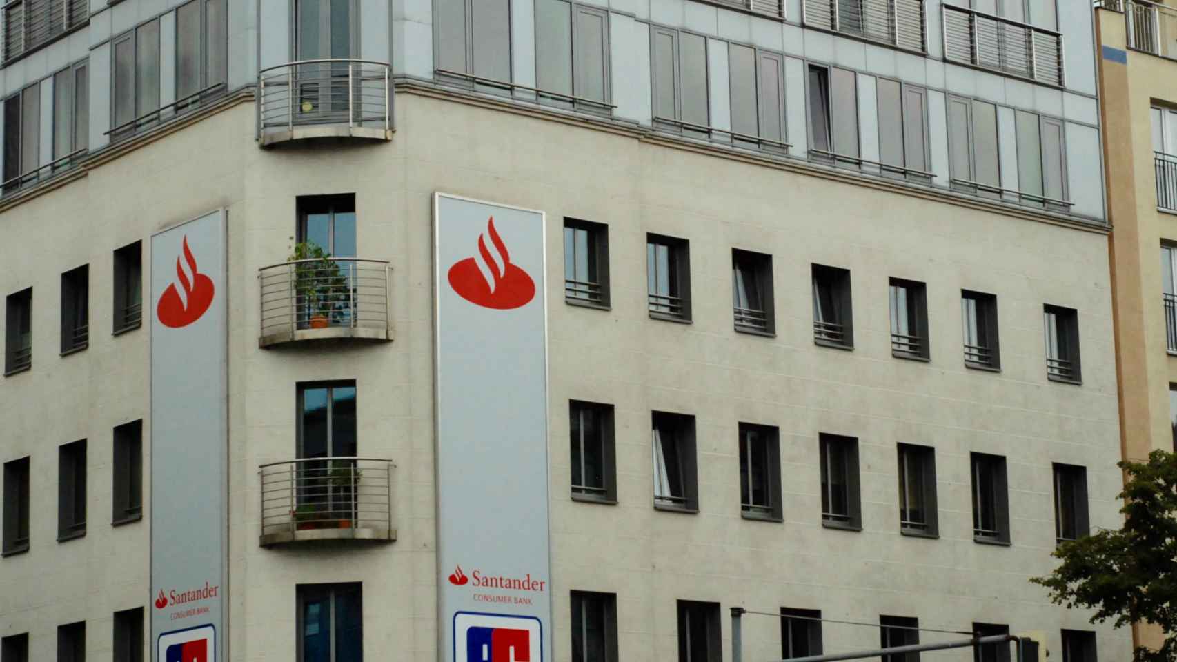 Edificio con oficinas de Santander en Berlín.