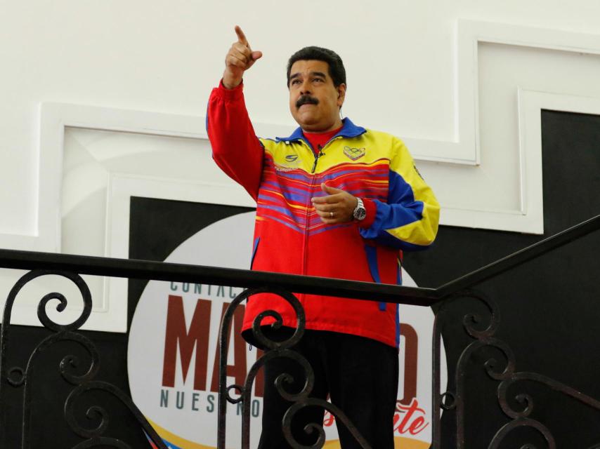El presidente de Venezuela, durante su programa televisivo En Contacto con Maduro.