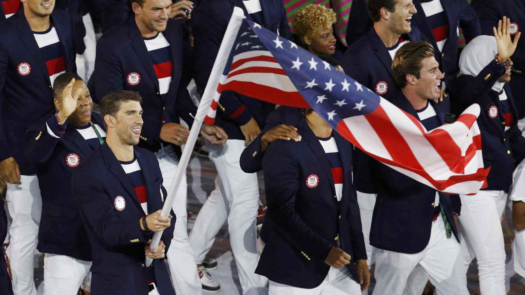 Michael Phelps lidera la delegación estadounidense